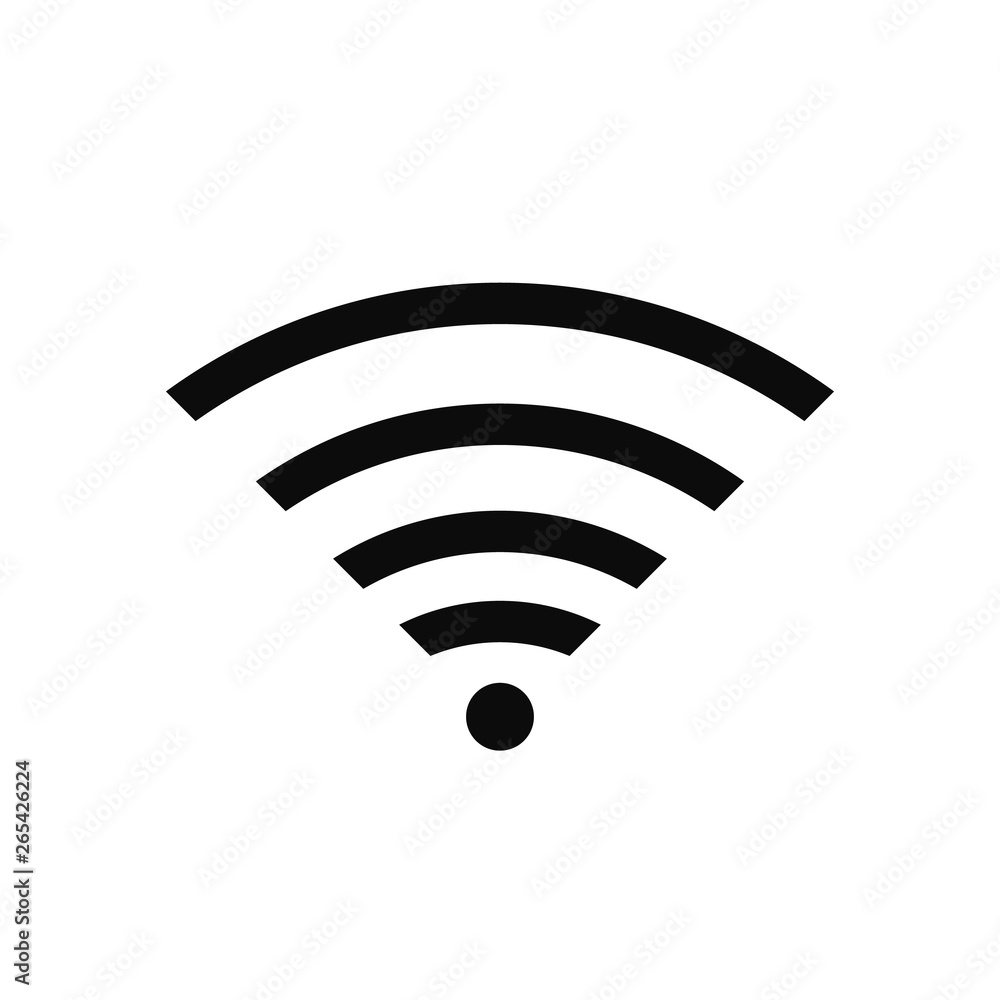 Wireless and wifi icon or sign for remote internet access. Podcast vector symbol. Wireless and wifi icon or sign for remote internet access. Podcast vector symbol.