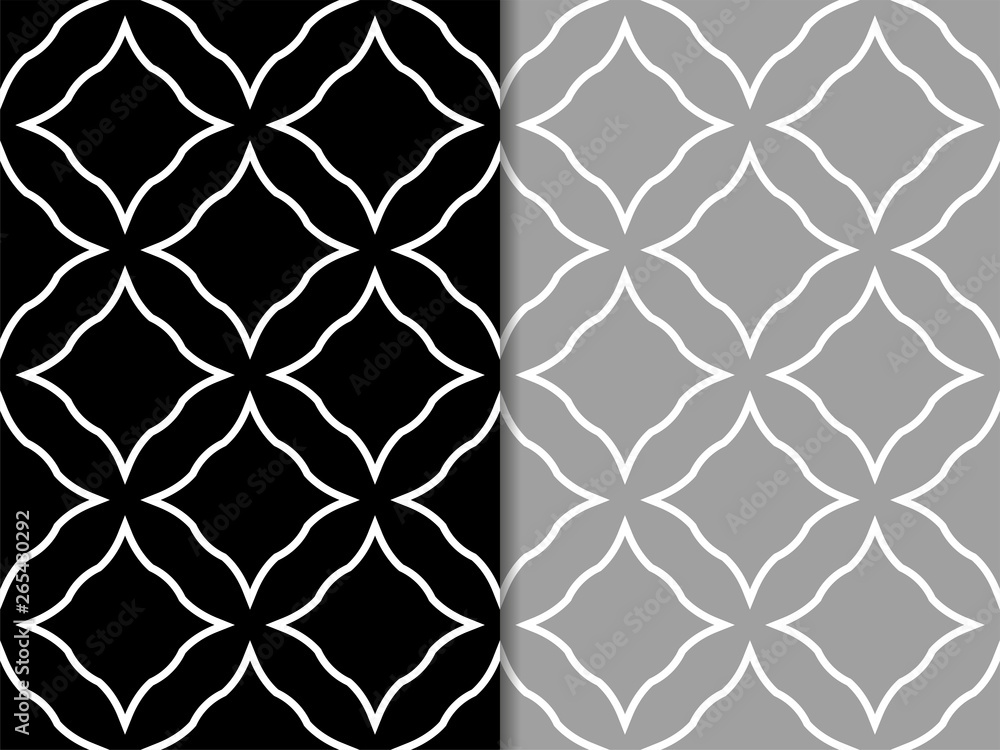 Fototapeta seamless geometric abstract pattern with rhombus