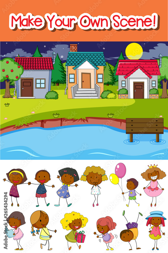 Fototapeta premium Make your own scene