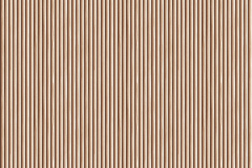 Brown ribbed wooden wall panel texture background.