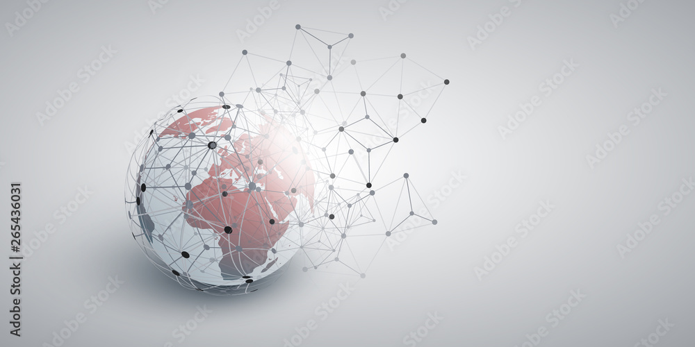 Cloud Computing and Global Networks Concept Design with Earth Globe Cloud Computing and Global Networks Concept Design with Earth Globe