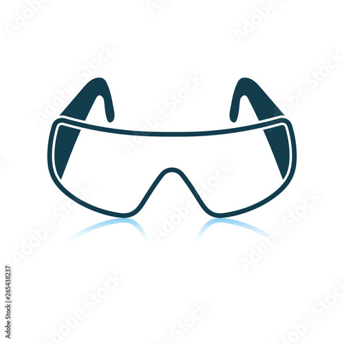 Icon of chemistry protective eyewear