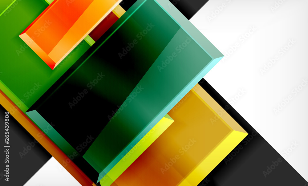 Colorful square and rectangle blocks background Colorful square and rectangle blocks background