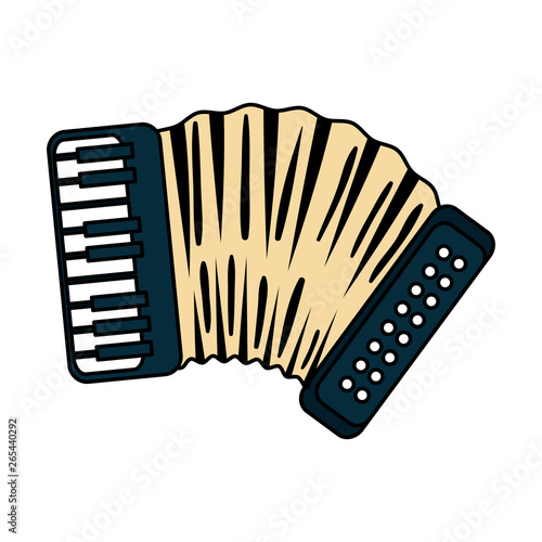 accordion music instrument icon