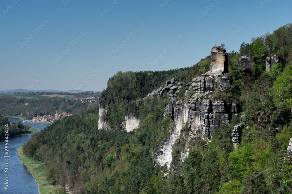National Park of Saxon Switzerland in eastern Germany, south-east of Dresden