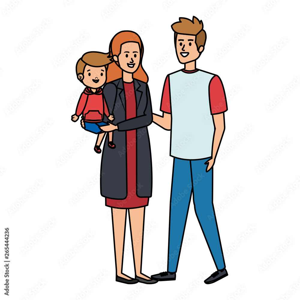 parents couple with son characters parents couple with son characters