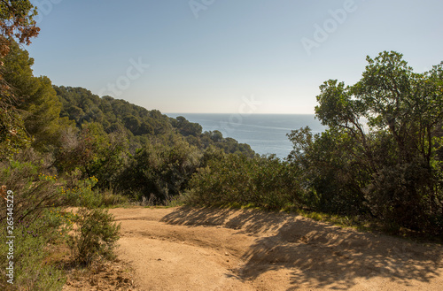 In the Morisca cove of Tossa de Mar  Costa brava