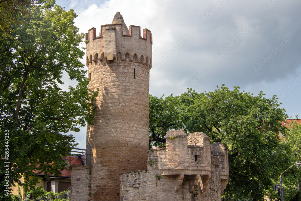 Der Pulverturm in der Altstadt von Jena