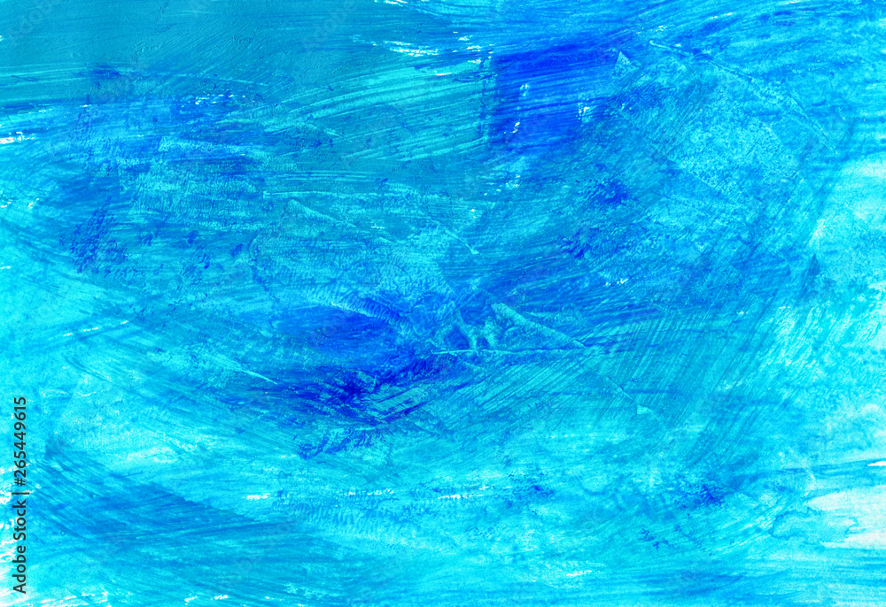 Abstract blue texture. Hand drawn illustration.