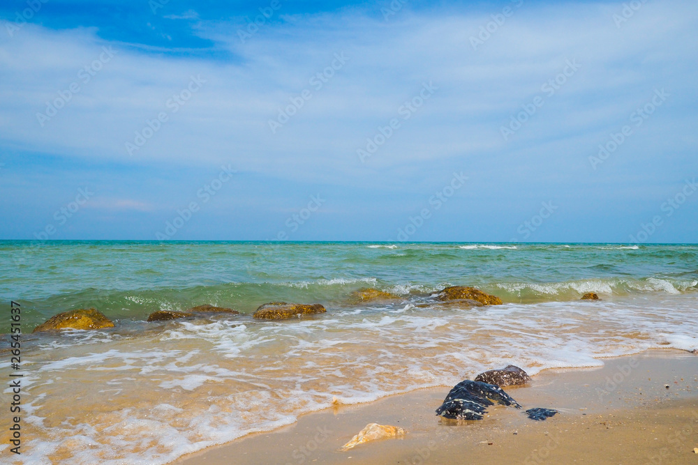 Wave & Sand beach background , holiday or relax in summer concept. Wave & Sand beach background , holiday or relax in summer concept.
