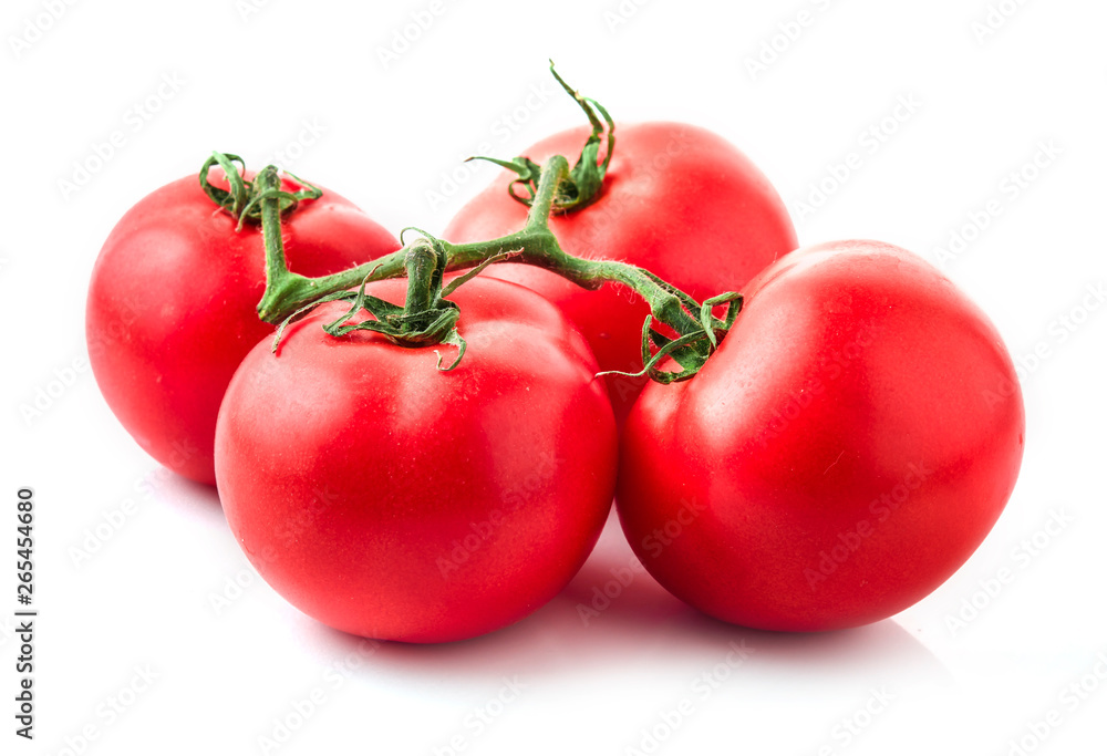 Tomatoes isolated on white. Tomato with drops. isolate on white Tomatoes isolated on white. Tomato with drops. isolate on white