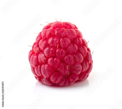 Raspberry in closeup