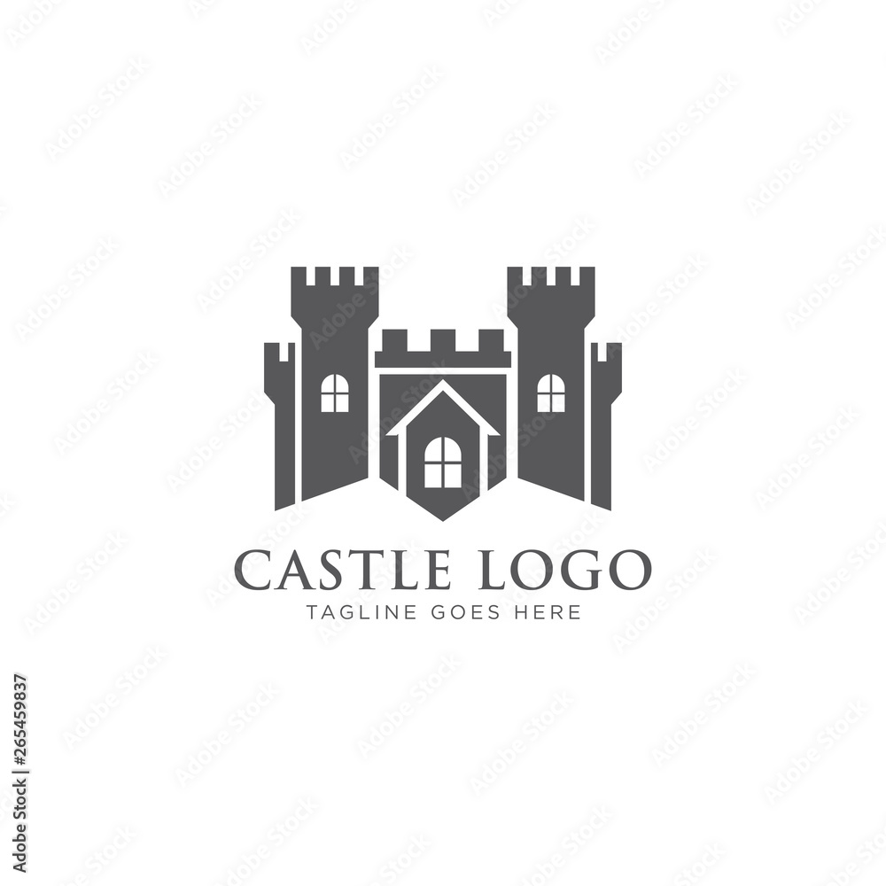 Castle Logo - Vector logo template