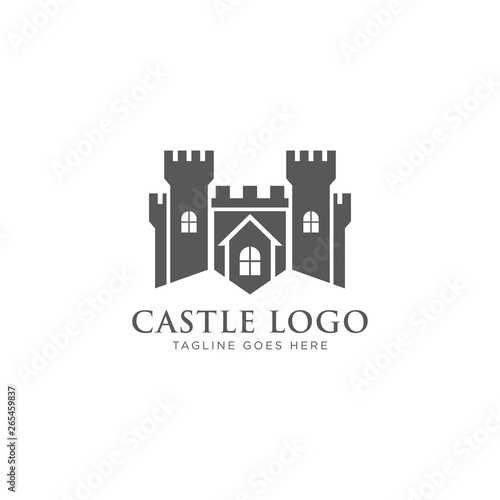 Castle Logo - Vector logo template