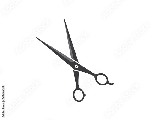 scissor icon logo vector illustration