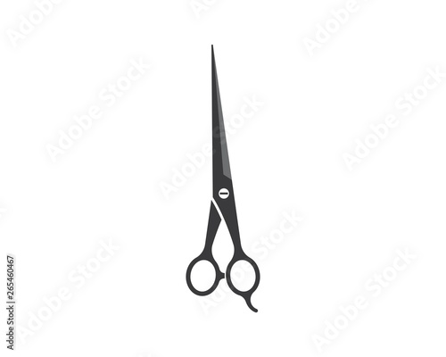 scissor icon logo vector illustration