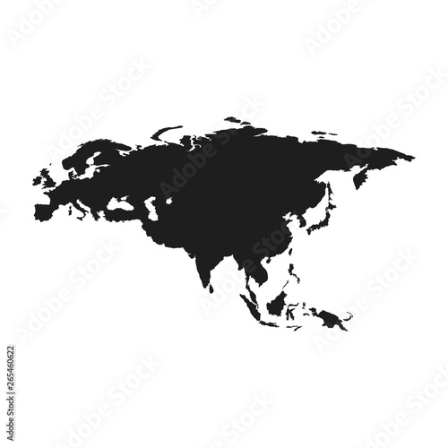 Eurasia vector map