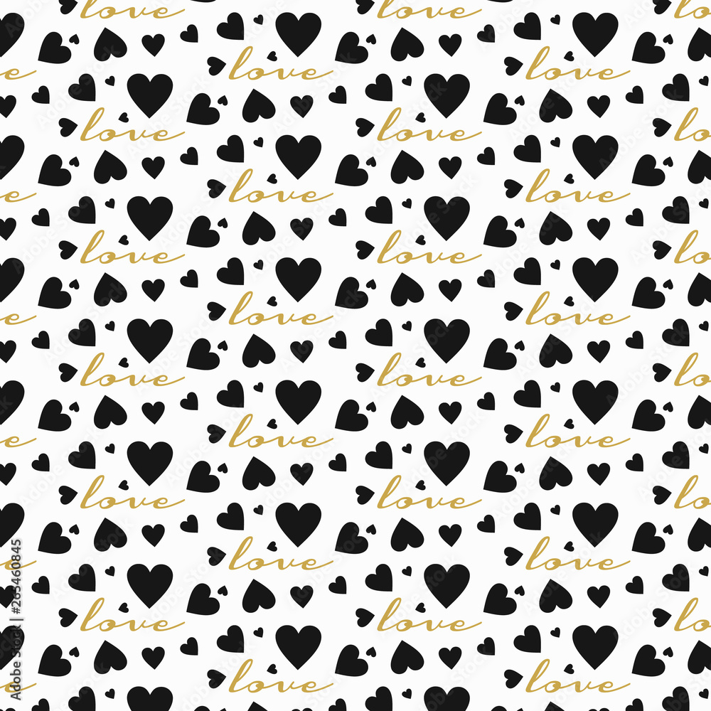 Seamless Heart Pattern. Ideal for Valentine's Day Card Seamless Heart Pattern. Ideal for Valentine's Day Card