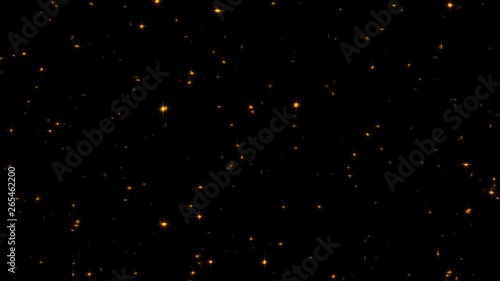 stars on black background