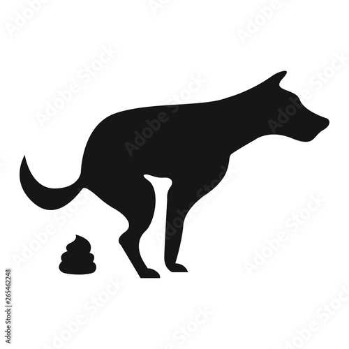 Dog poop sign. Shitting is allowed. Poo poo.