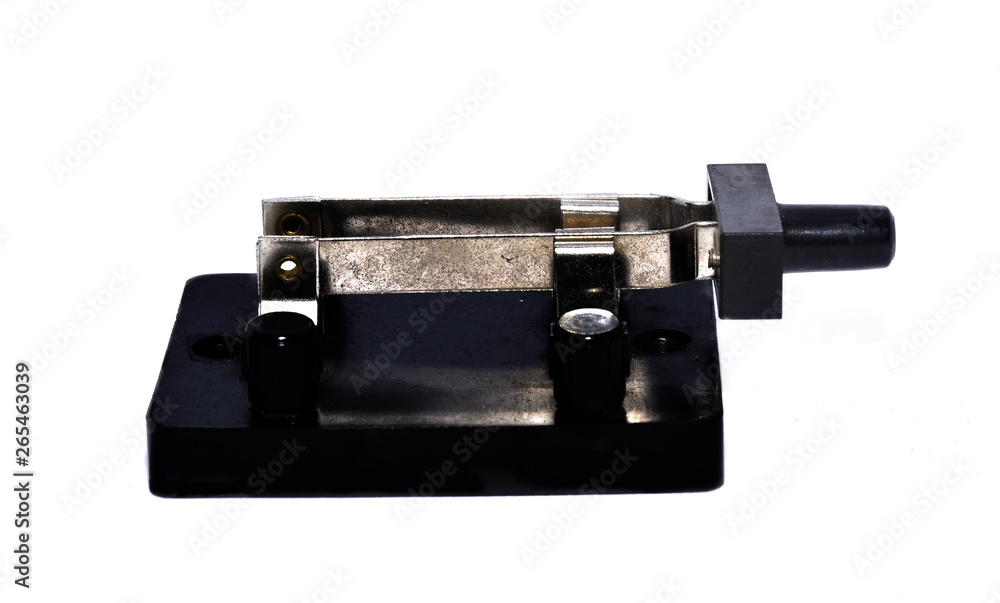 Fototapeta premium Science equipment Electric Bridge Electric Equipment Students Learn To Work With Electricity In Schools.