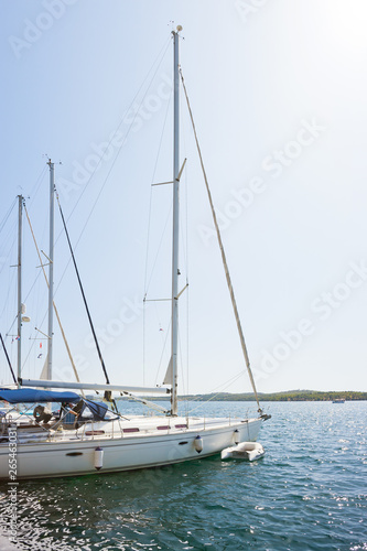 Sibenik, Croatia - Sailing boats at the harbor of Sibenik