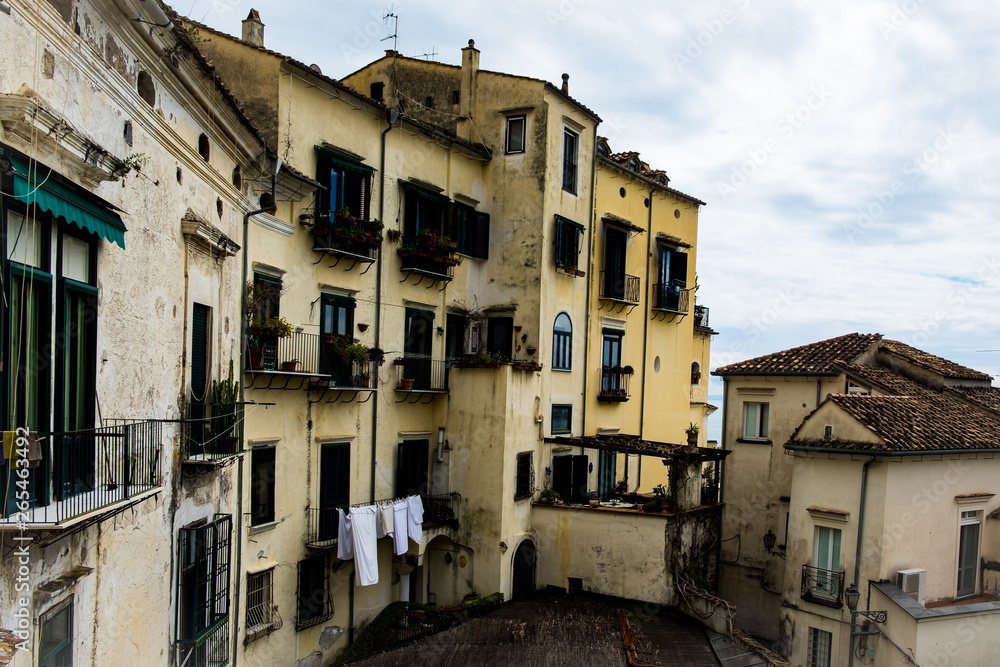 Blick auf die Italienische Stadt Salerno