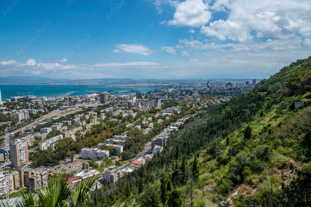 Haifa city and bay