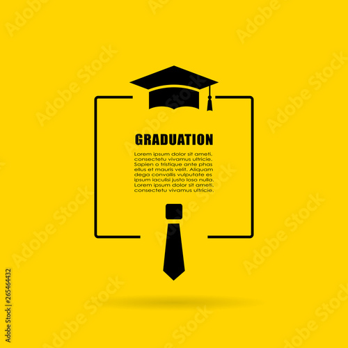 Graduation text box design