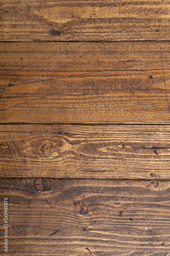 Old wooden texture background. Rustic wooden table or floor.