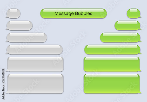 Short Message Service Bubbles