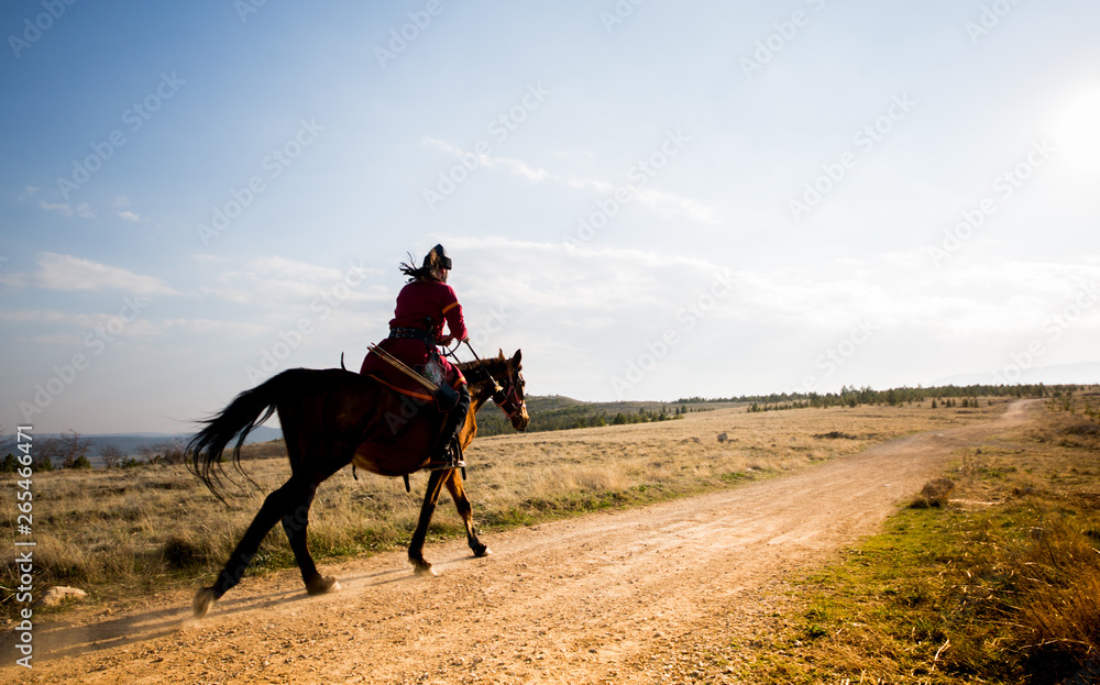 Costume of the Turks and horse riding Costume of the Turks and horse riding