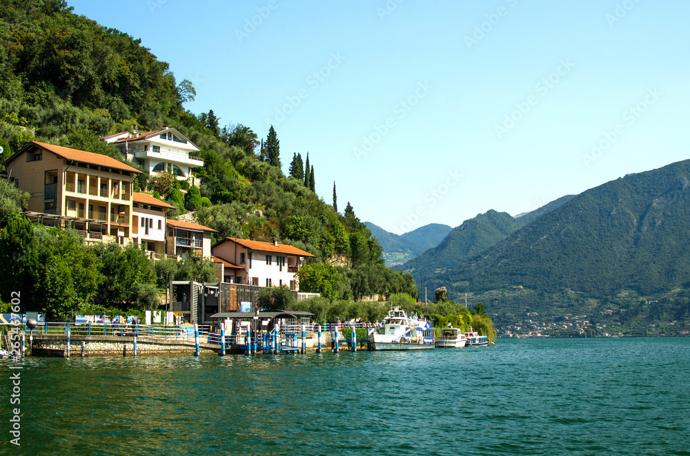 Peschiera Maraglio, Lake Iseo, Italy.