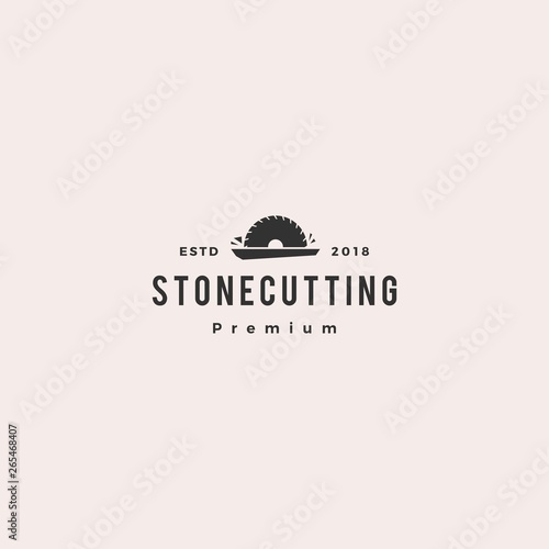 stone cutting and countertop logo vector icon