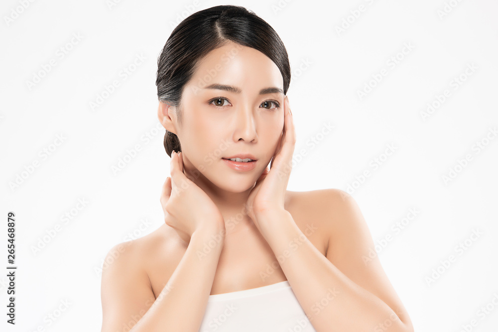 Beautiful Young asian Woman with Clean Fresh Skin Beautiful Young asian Woman with Clean Fresh Skin