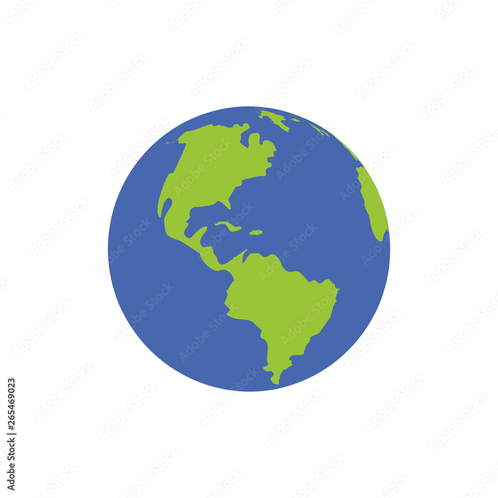 Obraz world planet earth icon