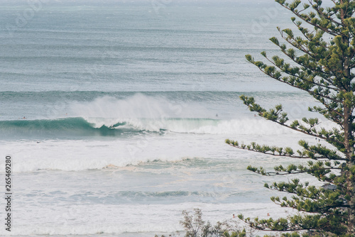 wave break kirra australia photo