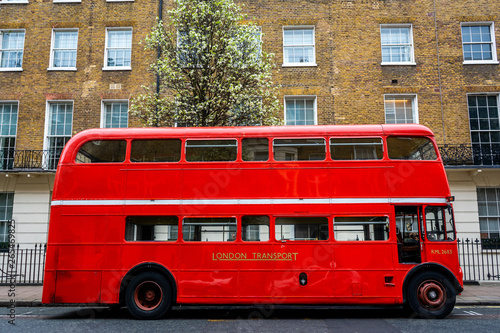 Fotografie Roter Doppeldeckerbus