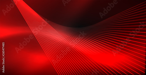 Neon color abstract lines