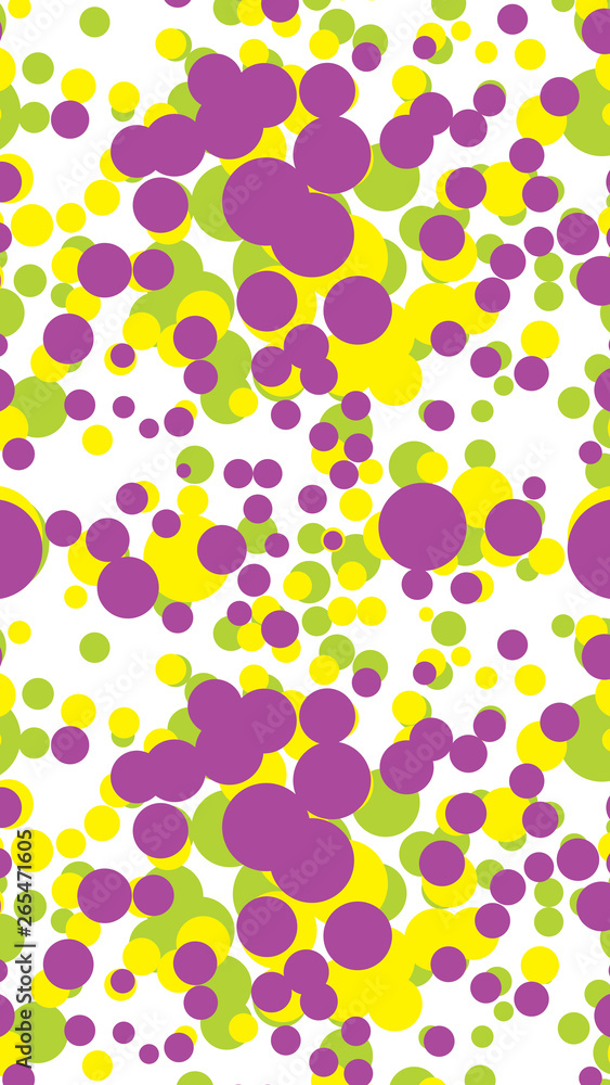 Abstract background from color circles