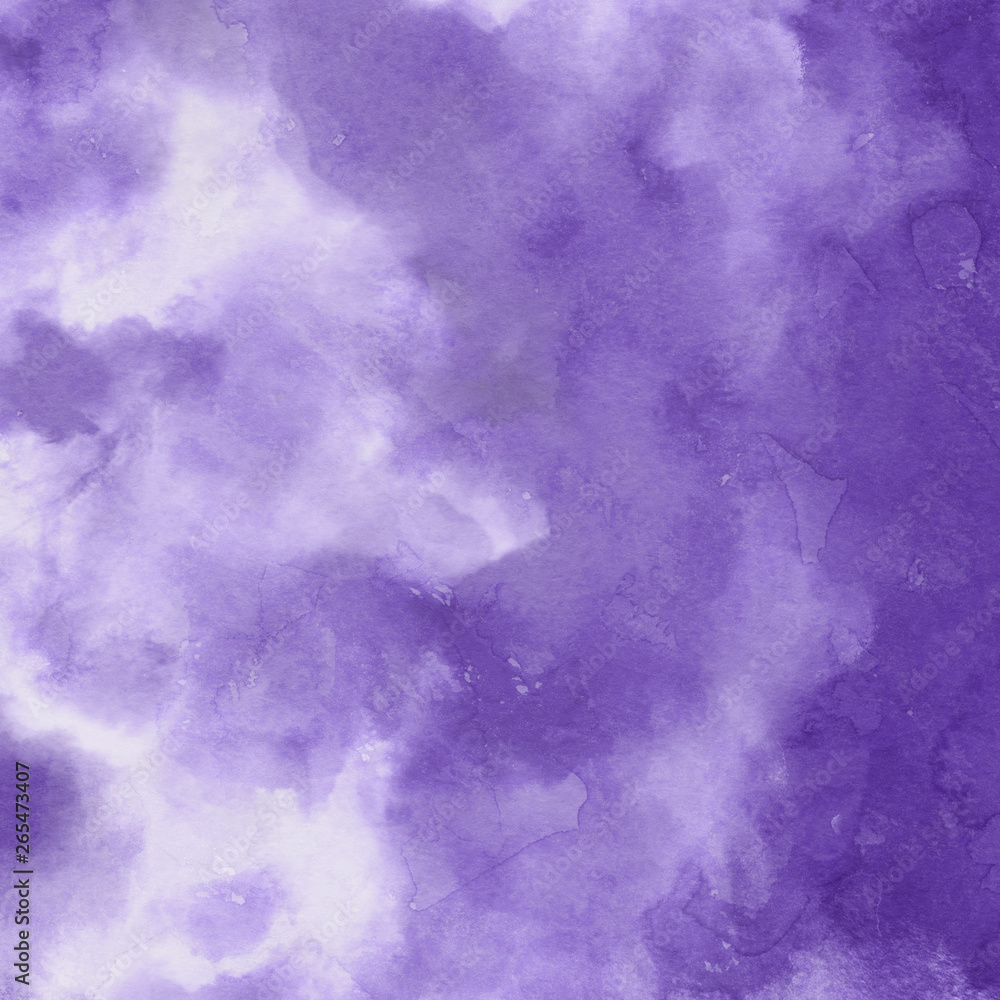 Violet ink and watercolor textures on white paper background. Paint leaks and ombre effects. Hand painted abstract image. Violet ink and watercolor textures on white paper background. Paint leaks and ombre effects. Hand painted abstract image.