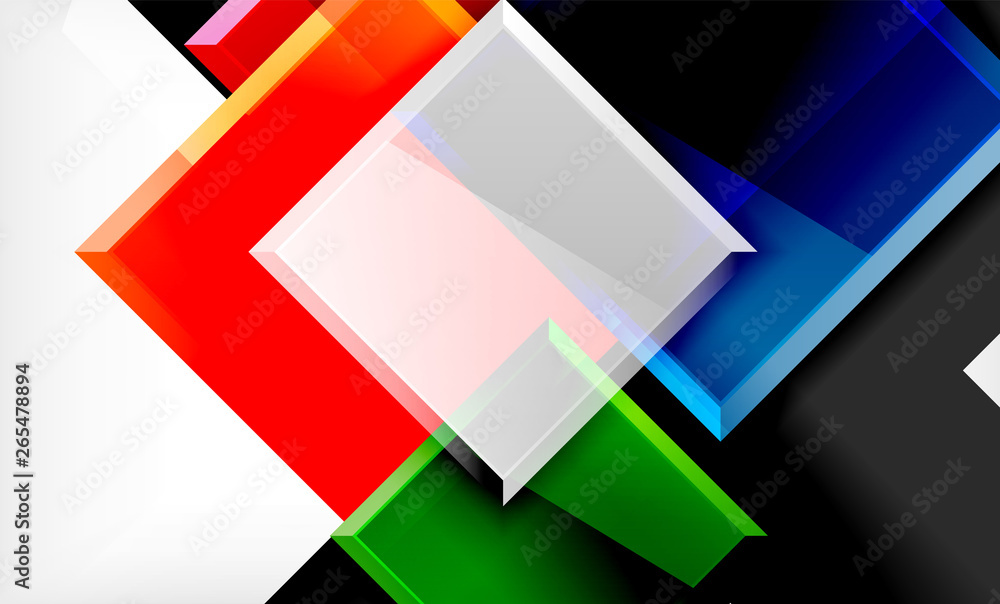Colorful square and rectangle blocks background Colorful square and rectangle blocks background