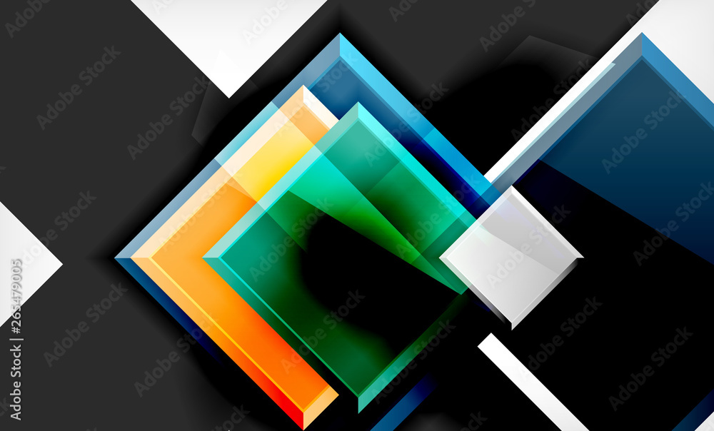 Colorful square and rectangle blocks background Colorful square and rectangle blocks background