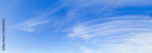 Sky and cloud panorama