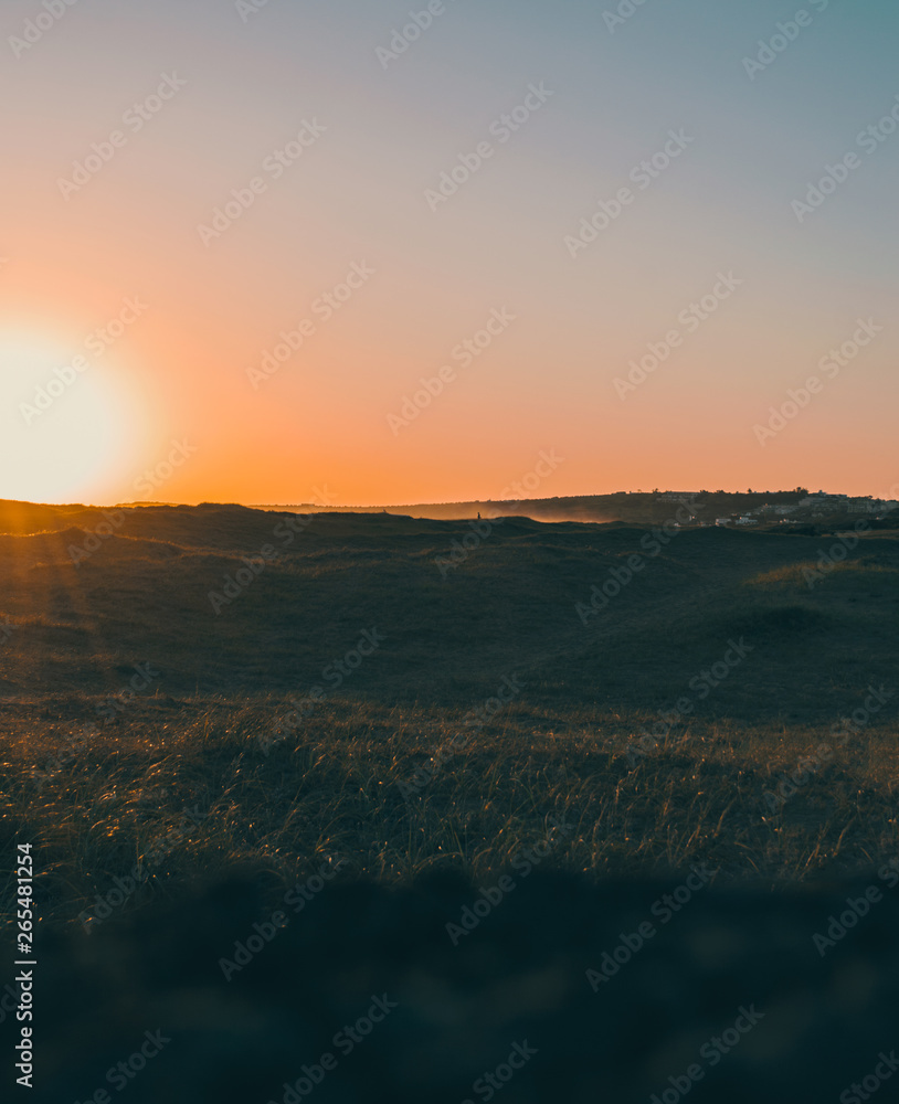 sunset sand fields dunes punta del este uruguay