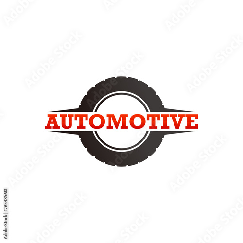 Automotive Tire Logo Template Design Vector, Emblem, Design Concept, Creative Symbol, Icon