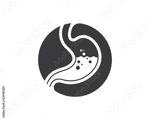 stomach vector illustration design