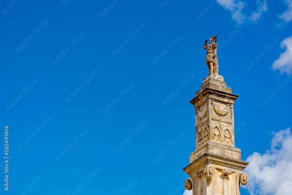Horizontal View of the St. John Baptist in the Town of Sava, near Taranto, in the South of Italy Horizontal View of the St. John Baptist in the Town of Sava, near Taranto, in the South of Italy