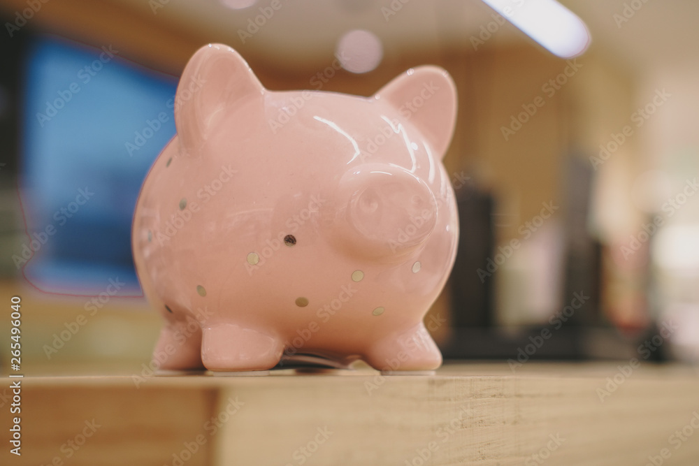 PInk pig, piggy bank, money saving concept PInk pig, piggy bank, money saving concept