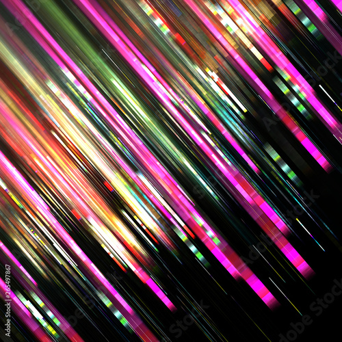colorful stripes lines, digital illustration
